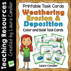 Weathering and Erosion Printable Task Cards